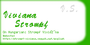 viviana strompf business card